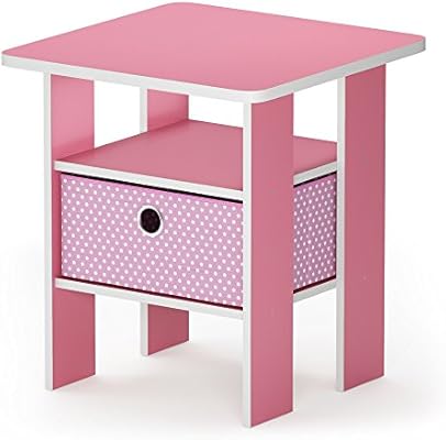 light pink end table
