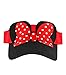 Disney Parks Exclusive Minnie Mouse Bow Visor Hat Adult Size