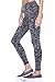 Mono B Women's Slim Fit Performance Activewear - Printed Yoga Leggings