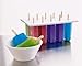Progressive International Prepworks by Progressive Freezer Pop Maker, 10 Ice Pop Maker - Includes 50 Wooden Freezer Pop Sticks