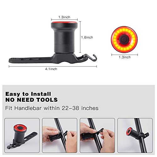 image for YELIN Mounting Bracket Seatpost for Smart Bike Taillight Waterproof Cy