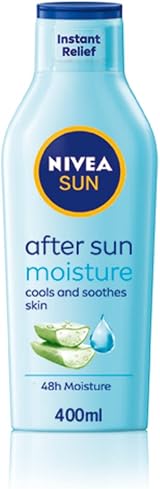 NIVEA SUN After Sun Soothing Lotion 400ml Cooling Moisturiser Aloe Vera 24Hr