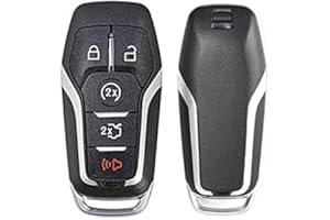 Smart Remote Key Case 5 Button for Ford Edge Explorer Fusion 2015 2016 2017 M3N-A2C31243300 Car Key Shell Uncut Blade Not Hav