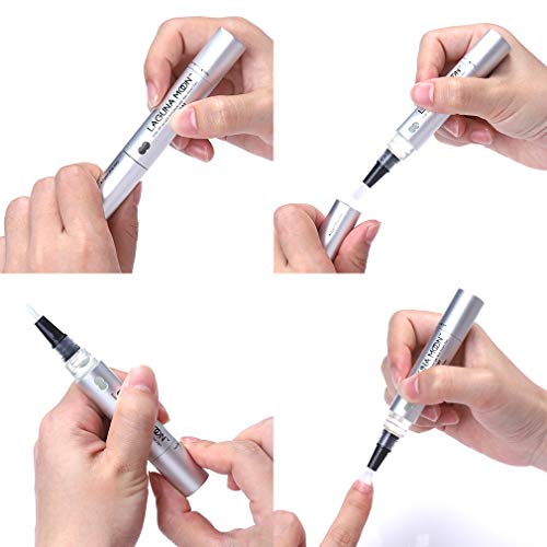 Lagunamoon Gel Nail Polish Base Coat and No Wipe Top Coat Gel Polish Pen (No Wipe Top Coat) - Thumbnail 6