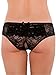 Women's Open Crotch Lace Cute Briefs Knickers Girls Sexy Panties Black M
