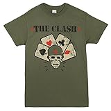 FEA Merchandising The Clash Skull & Suits Straight To Hell Adult T-Shirt