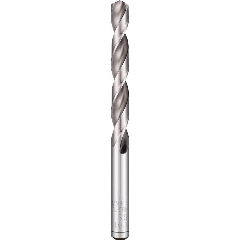 Alpen 0018400420100 HSS Metal Spiral Drill Bit 4.2 mm Total Length 75 mm Polished DIN 338 Cylinder Sheet