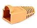 Monoprice [50pcs] RJ-45 Color Coded Strain Relief Boots - Orange