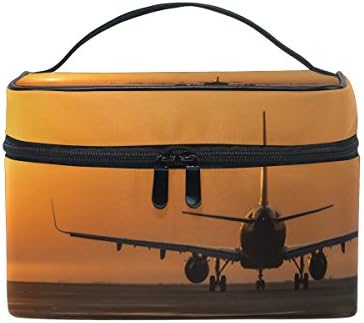MaMacool Starting Aircraft Plane Cosmetic Bags for women Travel Makeup Toiletry Organizer Case