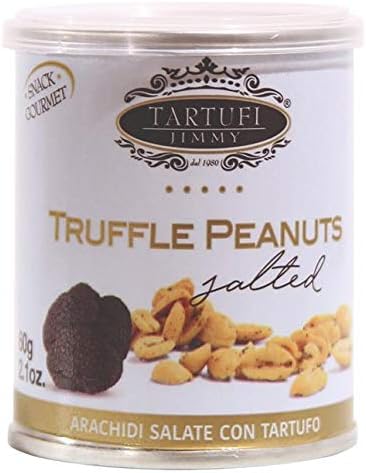 Tartufi Jimmy Black Truffle Gourmet Peanuts (Pack of 3), 2.1 oz each by Tita Italia