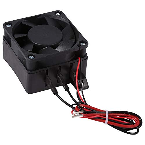 GOTOTOP 100W 12V DC PTC Fan Heater Constant Temperature Incubator, 6 * 6 * 4.2cm / 2.4 * 2.4 * 1.7inch