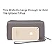 Women RFID Blocking Wallet Genuine Leather Zip Around Clutch Large Travel Purse Grey