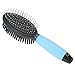 Tailmate Double Sided Pin and Bristle Brush Comb for Long Haired Dogs&Cats (Blue, 2-in-1 Brush)