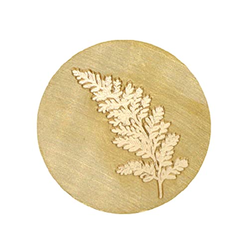 Sello Latón 25 mm Helecho