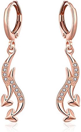 Rose Gold Earrings Womens Jewelry Cute Fox Earrings For Womens Clip On Earrings