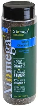 XIOMEGA3, CHIA SEED,WHOLE,VEGAN,GF 16 OZ EA 1