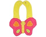 BONAMART ® three-D Kids Baby Girl Boy Toddler Bibs Cute Cartoon Butterfly Soft Saliva Towel