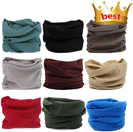 Headwear,Head Wrap, Neck Gaiter, Headband, Fishing Mask, Magic Scarf, Tube Mask, Face Bandana Mask, Neck Balaclava and Sport Scarf Headband Sweatband for Fishing, Hiking, Running, Motorcycling