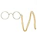 Skeleteen Pince Nez Spectacle Glasses - Theodore Roosevelt Armless Dress Up Glasses - 1 Pair