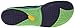 Merrell Men's Vapor Glove 2 Trail Running Shoe, Racer Blue/Bright Green, 8 M US