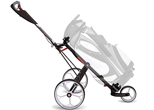 Concourse cbm3 golf push cart trolley, compact, foldable design