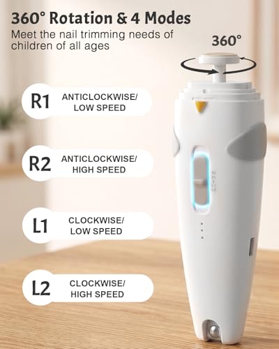 Lictin 26 en 1 Kit de Aseo y Cuidado del Bebés, Kit Cortauñas para Bebé | Kit de Lima de Uñas Recargable para Bebé, Kit de Cuidado de la Salud del Bebé Recién Nacido, Portátil Kit de Aseo para Bebés