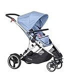 phil&teds Voyager Inline Stroller, Blue Marl