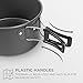 Terra Hiker Camping Cookware, Nonstick, Lightweight Pots, Pans with Mesh Set Bag for Backpacking, Hiking, Picnic (Renewed)thumb 3