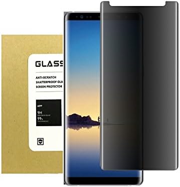 For Galaxy Note8 Screen Protector Privacy Anti-Spy ,Onexix [Case-Friendly] Privacy Anti-Peep Tempered Glass Screen Protector Shield For Samsung Galaxy Note8 (Anti Privacy)(Black)