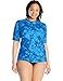 Kanu Surf Women's Plus-Size Sydney Plus-Size UPF 50+ Sun Protective Rashguard