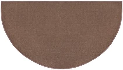 Fire Retardant Fiberglass Half Round Hearth Fireplace Area Rug