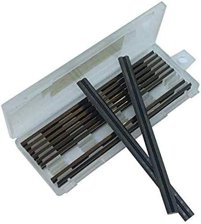 Box of 10 x 82mm TCT Carbide Reversible Planer Blades Made in Germany Replacement Replacement for Makita Black& Decker, Bosch