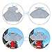Luwint Double Layer Umbrella Hat Headwear 36'' Diameter Oversized Folding Adjustable Hands Free UV Wind Rain Protection - Fishing Gardening in Outdoor Recreation (Silver)