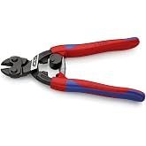 KNIPEX 71 32 200 High Leverage CoBolt Cutter with Notch and Spring, Comfort Grip Handles
