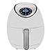 ZENY 1500W Electric Air Fryer w/Touch Screen Control 3.7QT, 7 Presets, w/Recipes & CookBook (White)