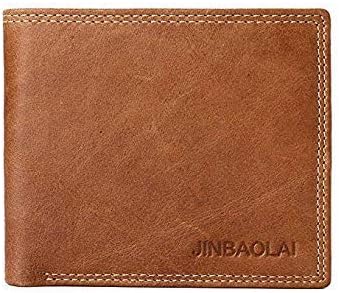 Andar Leather Slim RFID Blocking Minimalist Bifold Wallet with Money Clip made of Full Grain Leather - The Apollo