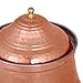 Mandalina Magic Copper Kitchen Canister with lid – Handmade, Medium 2 quart Hammered Metal Jar, Tin, Urn for Cookie Storage, Coffee, Tea, Sugar, Biscuits, Flour, Snacks, Garlic, Candy, Dog Treats