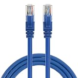 CableCreation 25 Feet CAT 5e Ethernet Patch Cable, RJ45 Computer Network Cord, Cat 5e Patch Cord LAN Cable UTP 24AWG+100% Copper Wire,7.625m, Blue Color