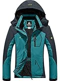 GEMYSE Women's Mountain Waterproof Ski Snow Jacket Winter Windproof Rain Jacket