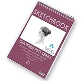 Bellofy 100 Sheet Sketch Book 9x12-Inch | 64 IB 95 GSM | Top Spiral-Bound Sketchpad for Artist | Sketching and Drawing Paper | Micro-Perforated & Acid Free