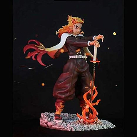 Amazon 鬼滅の刃 煉獄杏寿郎 高さ29 フィギュア 海外限定 完成品 無限列車 煉獄 フィギュア ドール 通販