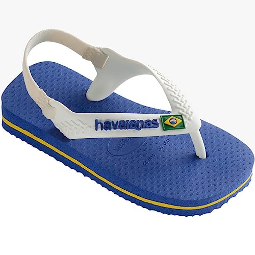 Chinelo Havaianas Baby Brasil Logo Rosa Cristal
