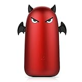 EMIE xMonster 10000mah Portable Charger, 2A Quick Charge Cute External Battery Compatible with iPhone 7 6 6S Plus iPad Samsung etc,Cool Emoji Power Bank on Travel