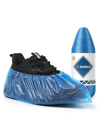 Disposable Shoe Covers, Non-Slip, Waterproof Booties – Compact Roll Design for Easy Storage, Fits Up to US Women 13 & Men 11, Perfect for Indoor Use, Real Estate Showings, Home Cleaning, etc (100 Pcs)
