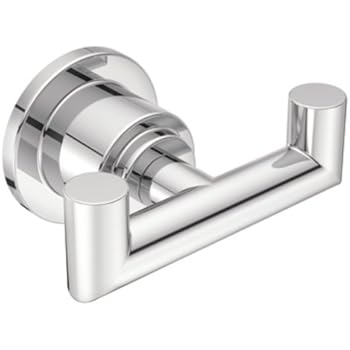 Moen YB0803CH Arris Modern Double Robe Hook, Chrome