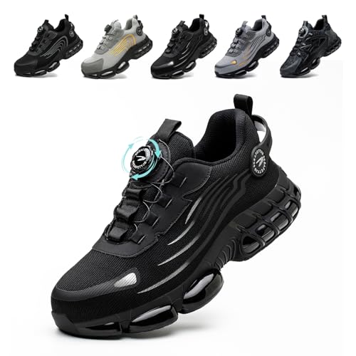 Safety Shoes Men Women Work Shoes Breathable Lightweight Comfortable with Steel Toe Cap 36-46 EU