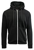 Galaxy By Harvic Mens Full Zip Fleece Hooded Sweatshirt