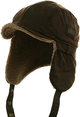 Broner Pilot Aviator Hat Trooper (Brown)