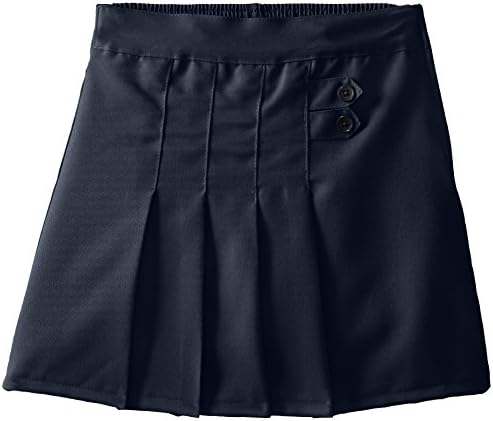 (4717) Genuine School Uniforms Girls 2 Tab Pleated Scooter Skort (Sizes 4-16) in Navy Size: 16