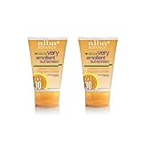 Alba Sensitive Sunscreen SPF 30, Fragrance-Free, 4-Ounce Tube (Set of 2)